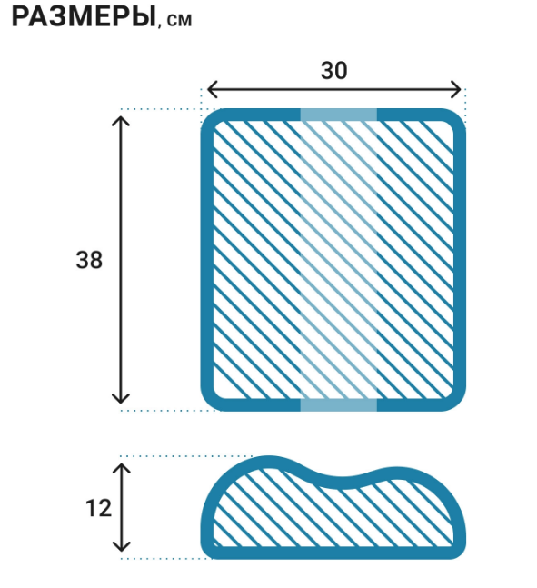 Подушка для путешествий Respecta Compact П07 Трелакс ортопедическая купить в OrtoMir24